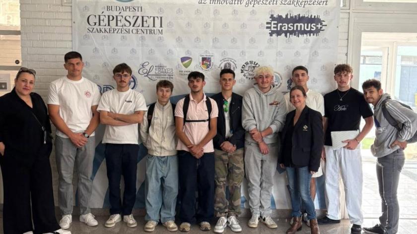 groupe d'apprentis à budapest