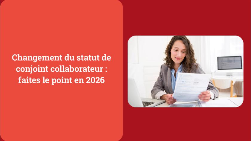 Illustration pour le changement de statut de conjoint collaborateur